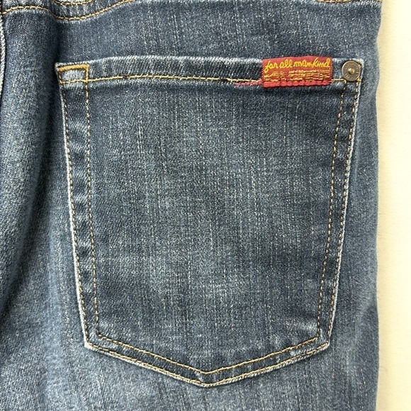 7 for all mankind jeans slimmy straigth leg blue jeans size 30 - Picture 7 of 8